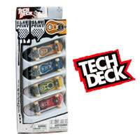 FINGERBOARD TECHDECK 4 Pack