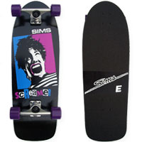 SIMS Oldschool skateboard Cruiser retro
